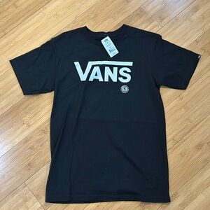 Vans Classic Men’s black/white short sleeve T-shirt size small